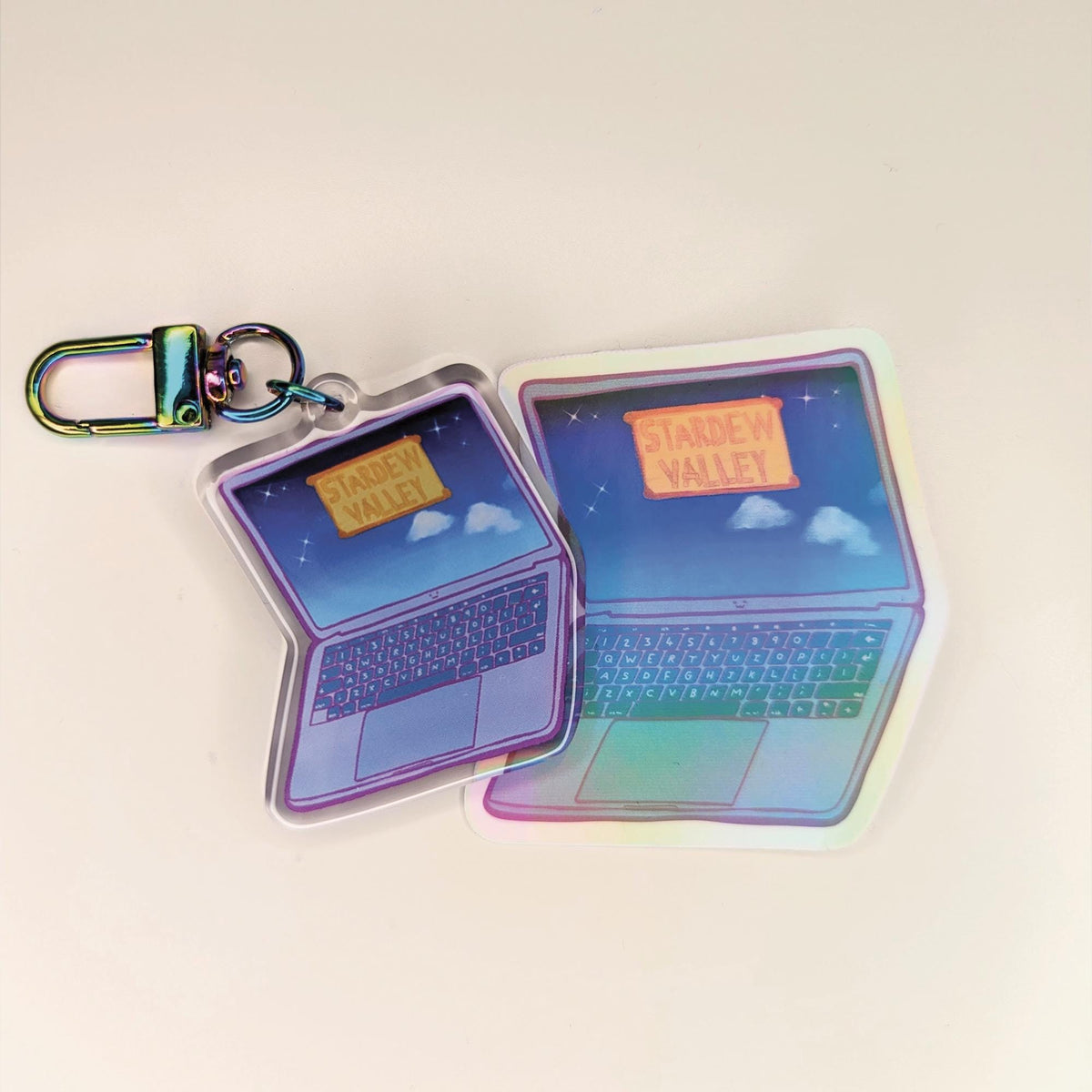 Stardew Valley Laptop Keychain | Gaming Merch, Gamer Gift