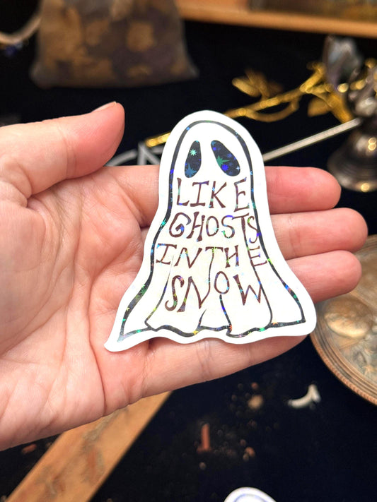 MCR Ghost Sticker | Vampires Holo Stars Sparkle Emo Band Inspired