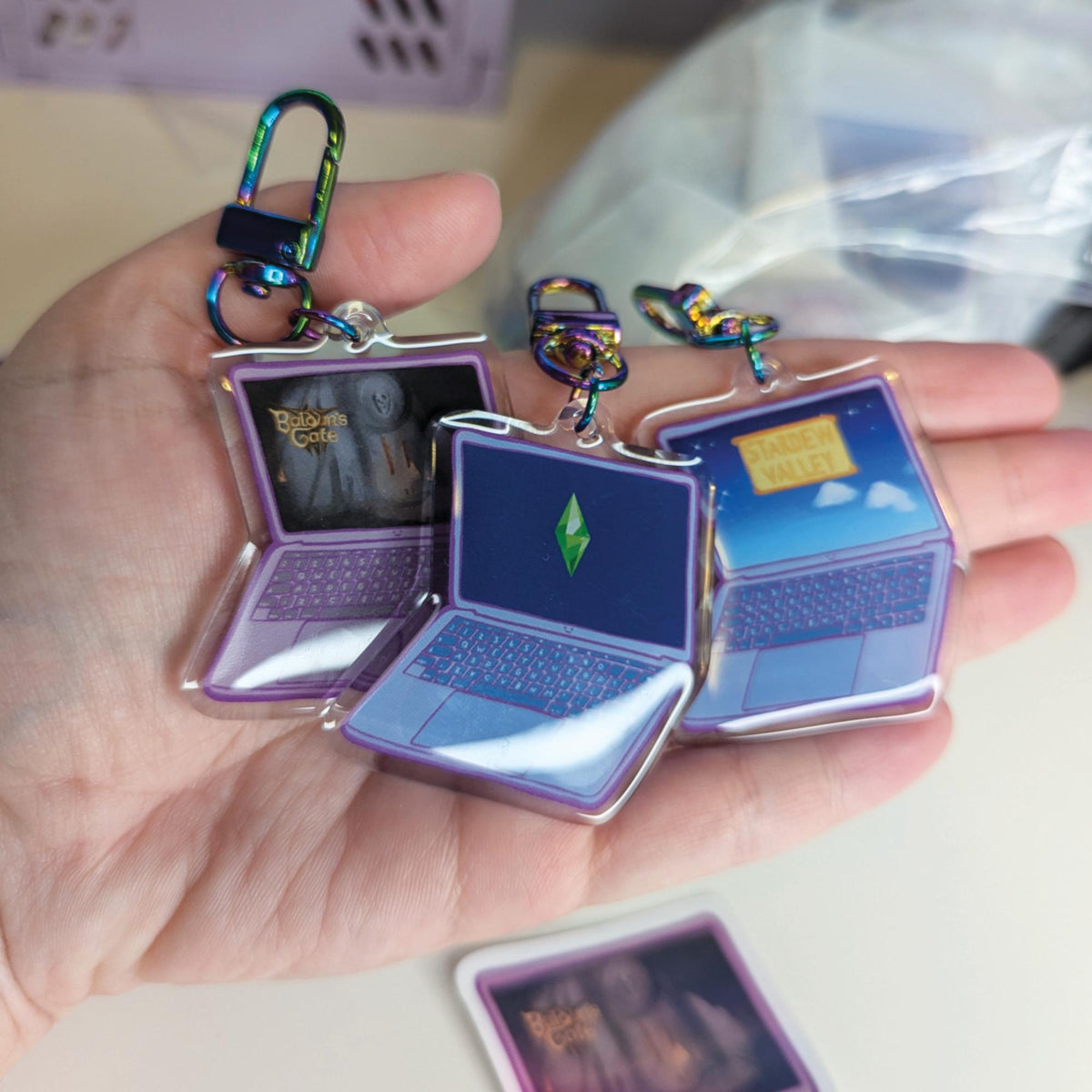 Stardew Valley Laptop Keychain | Gaming Merch, Gamer Gift