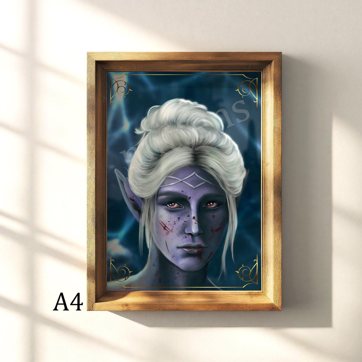 Minthara Art Print | A4 Size | Baldur's Gate 3 | Digital Art